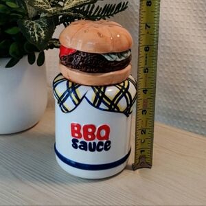 Encore Promotions Barbecue Ceramic Sauce Serveware Jar